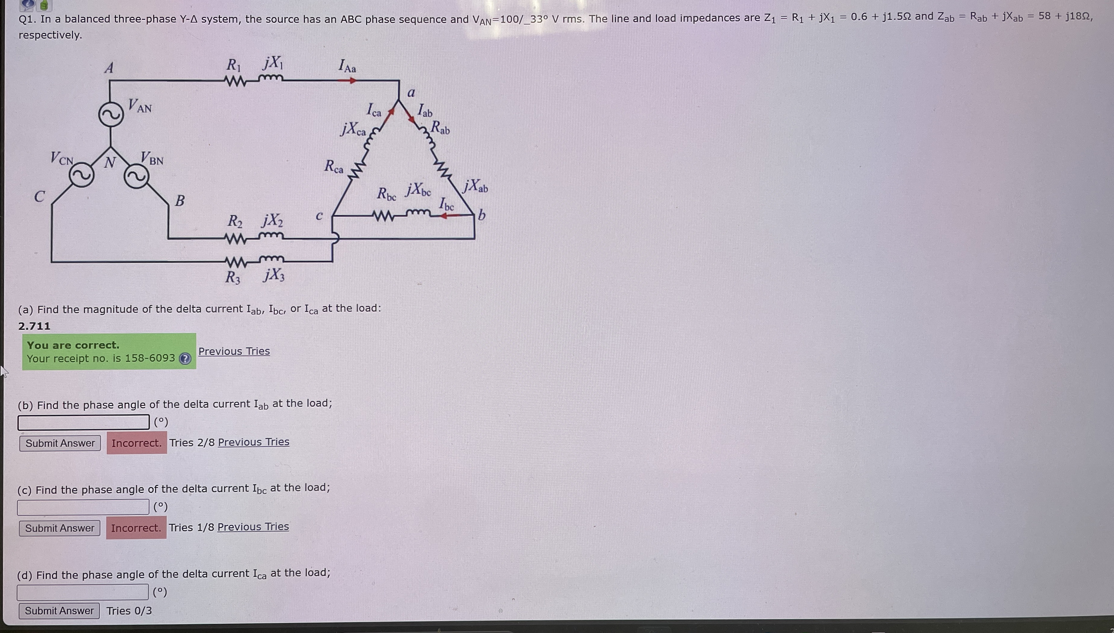 respectively. ( a ) Find the magnitude of the