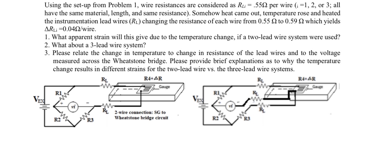 Using the set - up from Problem 1 , wire