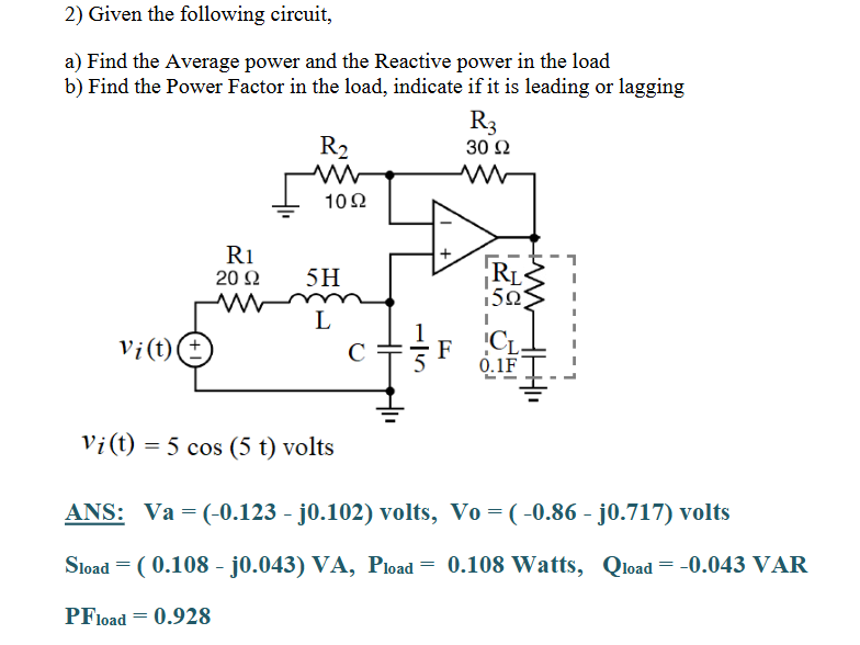 [ step by step ] Given the following circuit, av