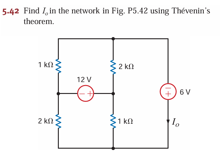 5 . 4 2 Find I _ ( o ) in the network in Fig. P 5