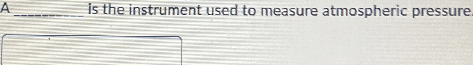 A q , is the instrument used to measure