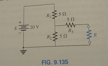 For the circuit in Figure 9 . 1 3 5 ( page 4 0 6