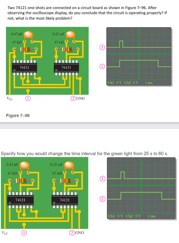Two 7 4 1 2 1 one - shots are connected on a