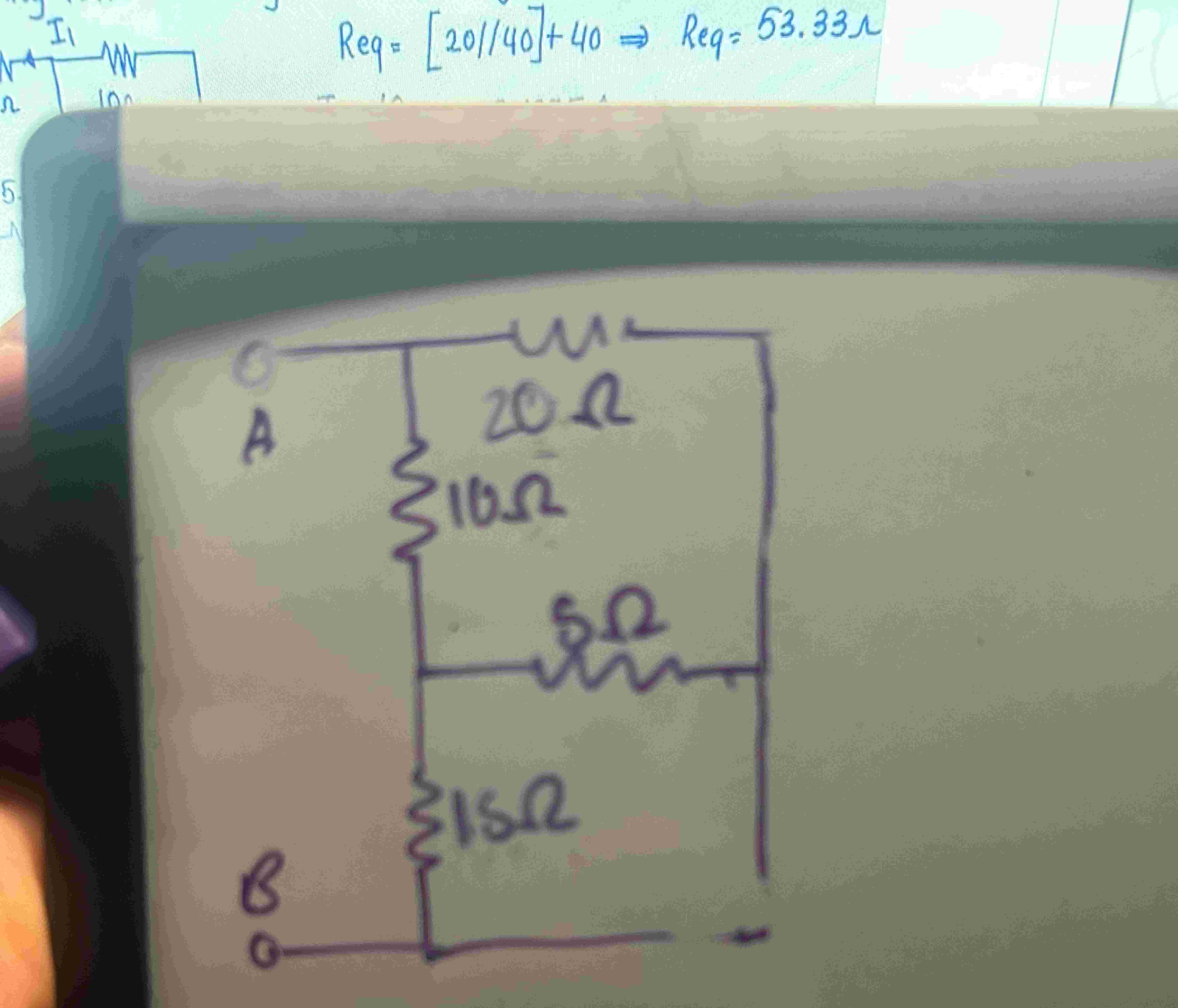 Find the equivalent resistance of the circuit