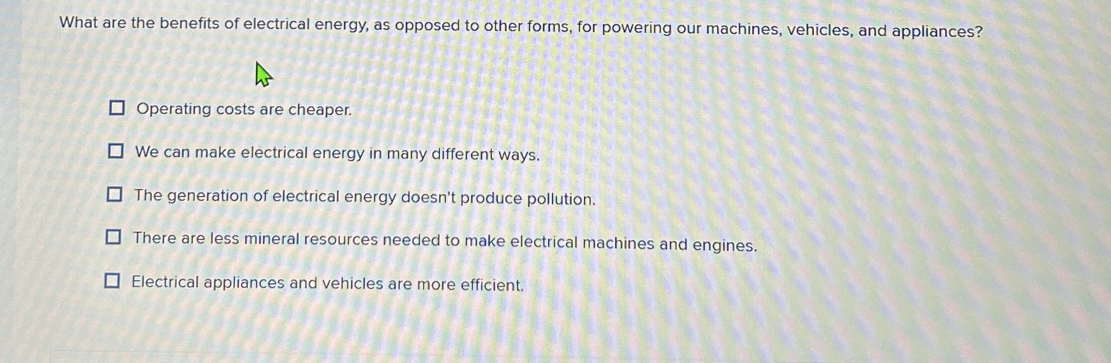 What are the benefits of electrical energy, as