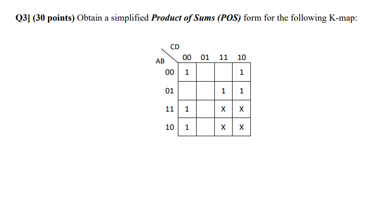 Q 3 ] ( 3 0 points ) Obtain a simplified Product