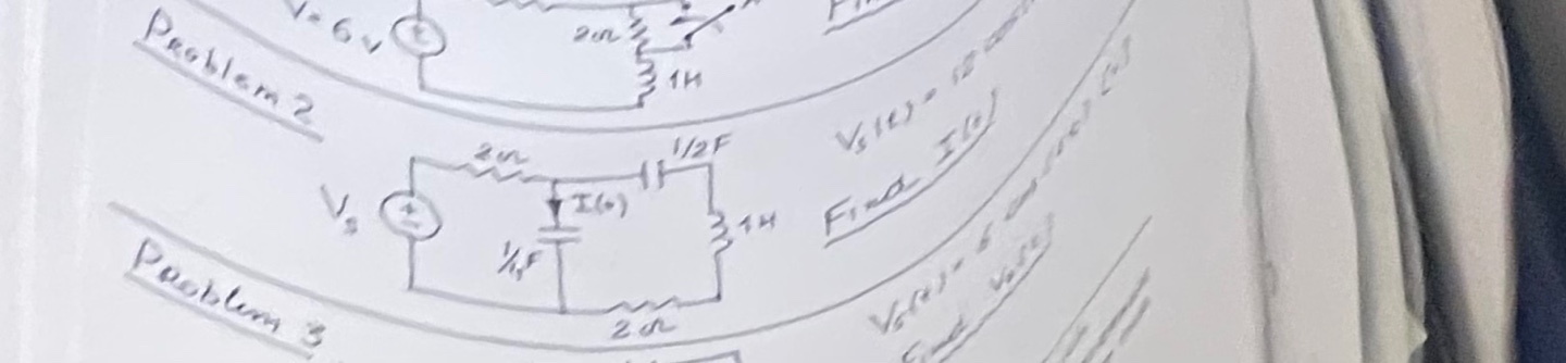 find i ( t ) v ( t ) = 1 2 cos ( 2 t )
