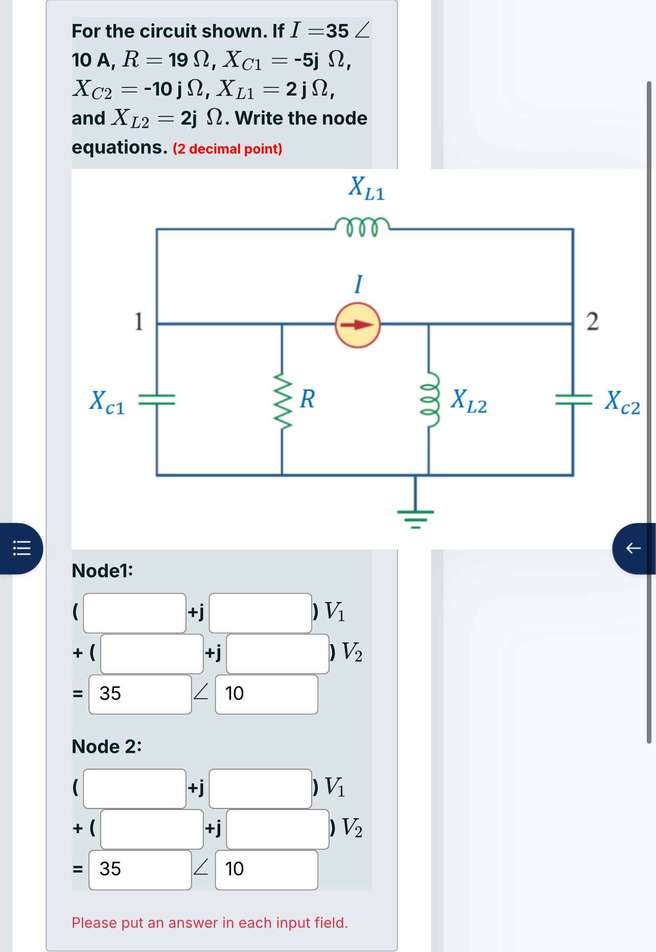 For the circuit shown. If I = 3 5 ? ? 1 0 A , R =