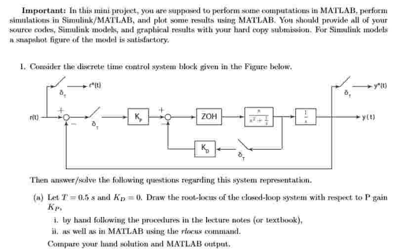 Important: In this mini project, you are