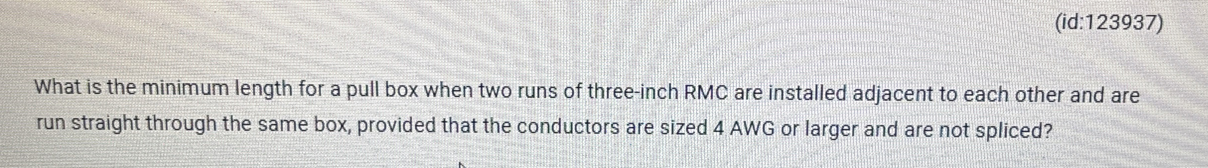 ( id: 1 2 3 9 3 7 ) What is the minimum length