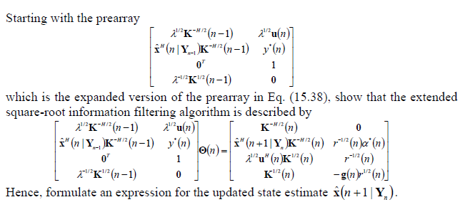 Starting with the prearray [ [ \ lambda ^ ( ( 1 )