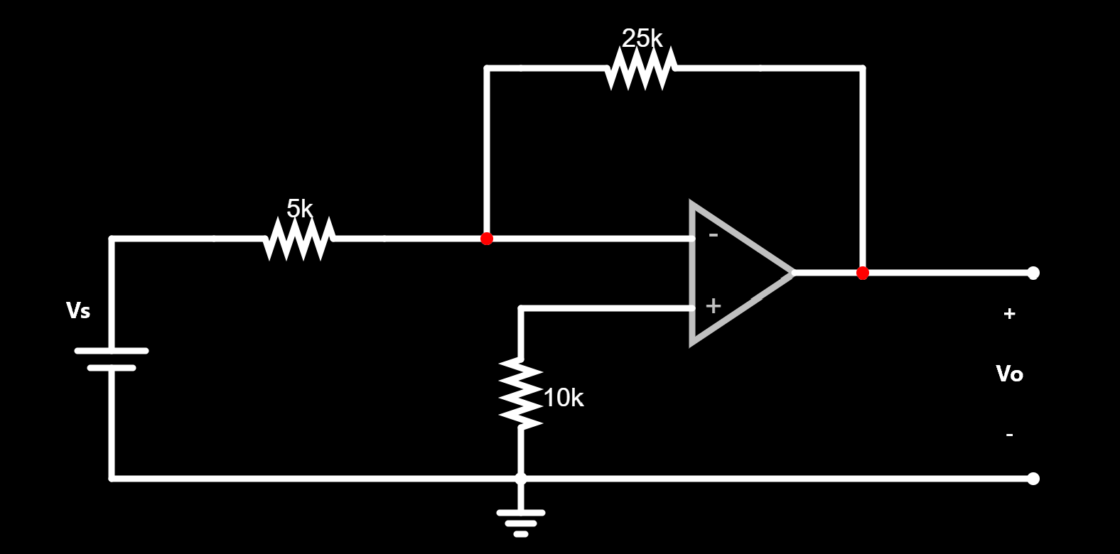 find Vo / Vs of the op amp circuit