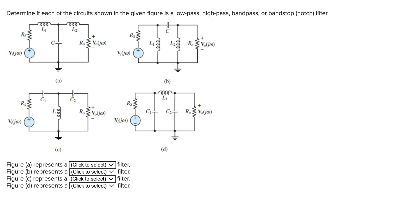 Determine if each of the circuits shown in the