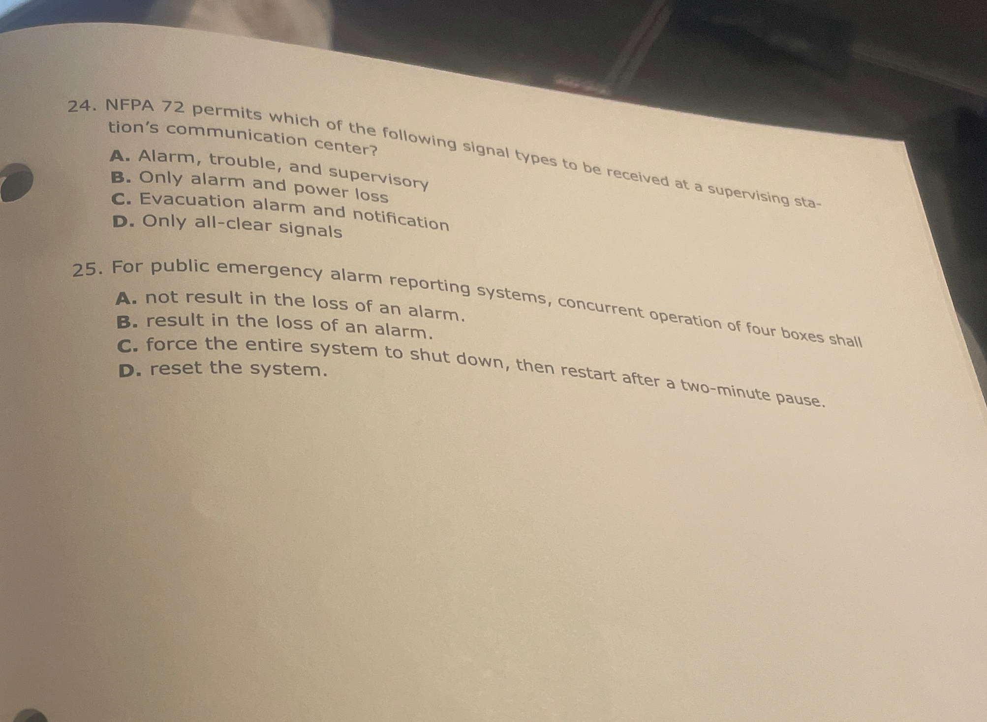 NFPA 7 2 permits which of the following signal