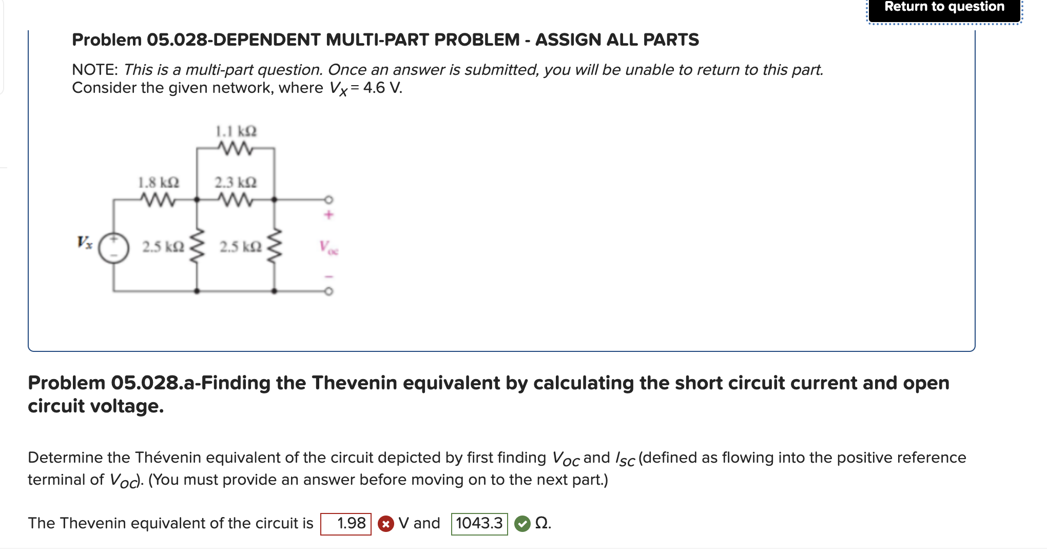 Problem 0 5 . 0 2 8 - DEPENDENT MULTI - PART