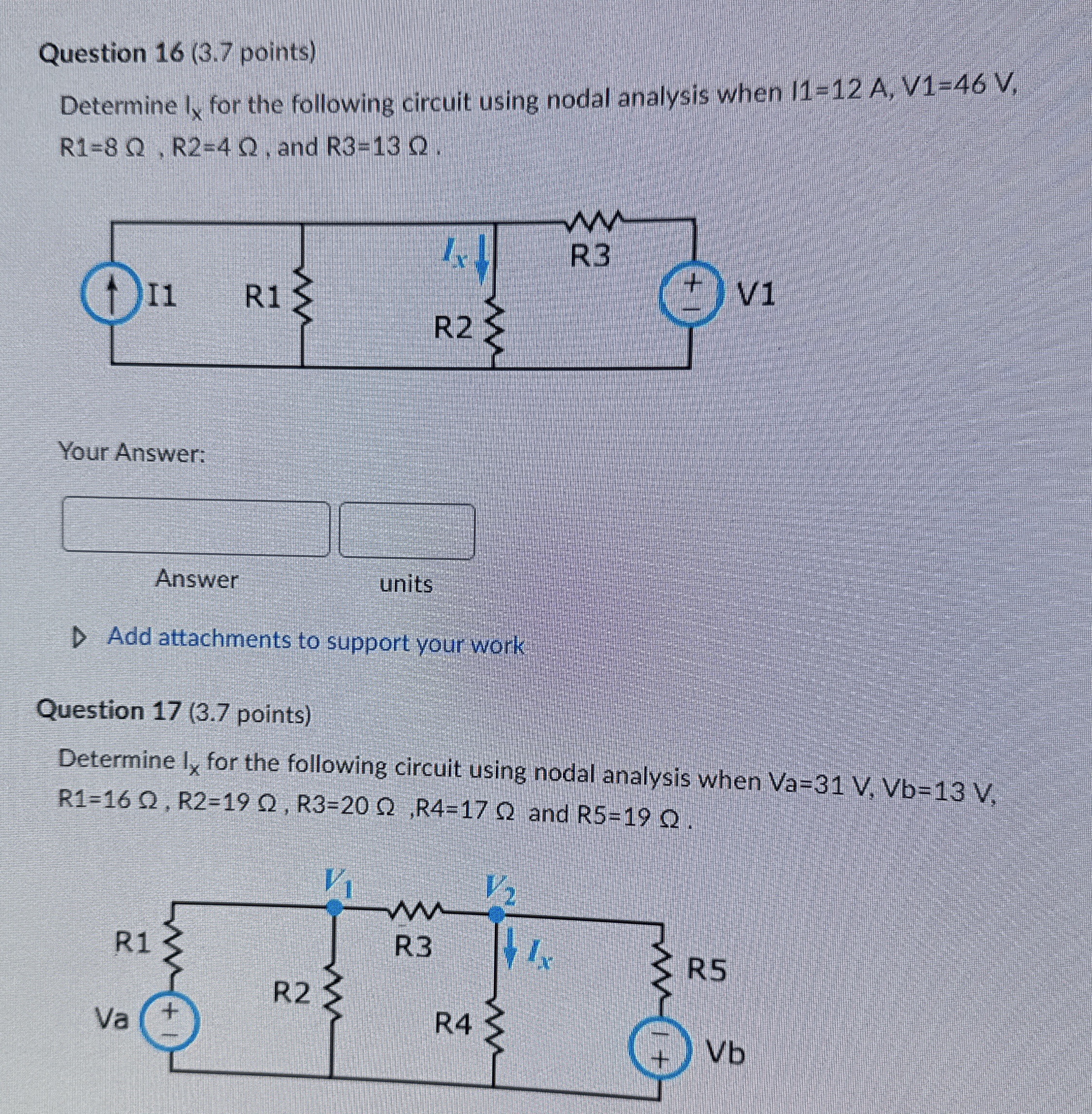 QQuestion 1 6 ( 3 . 7 points ) Determine I x for