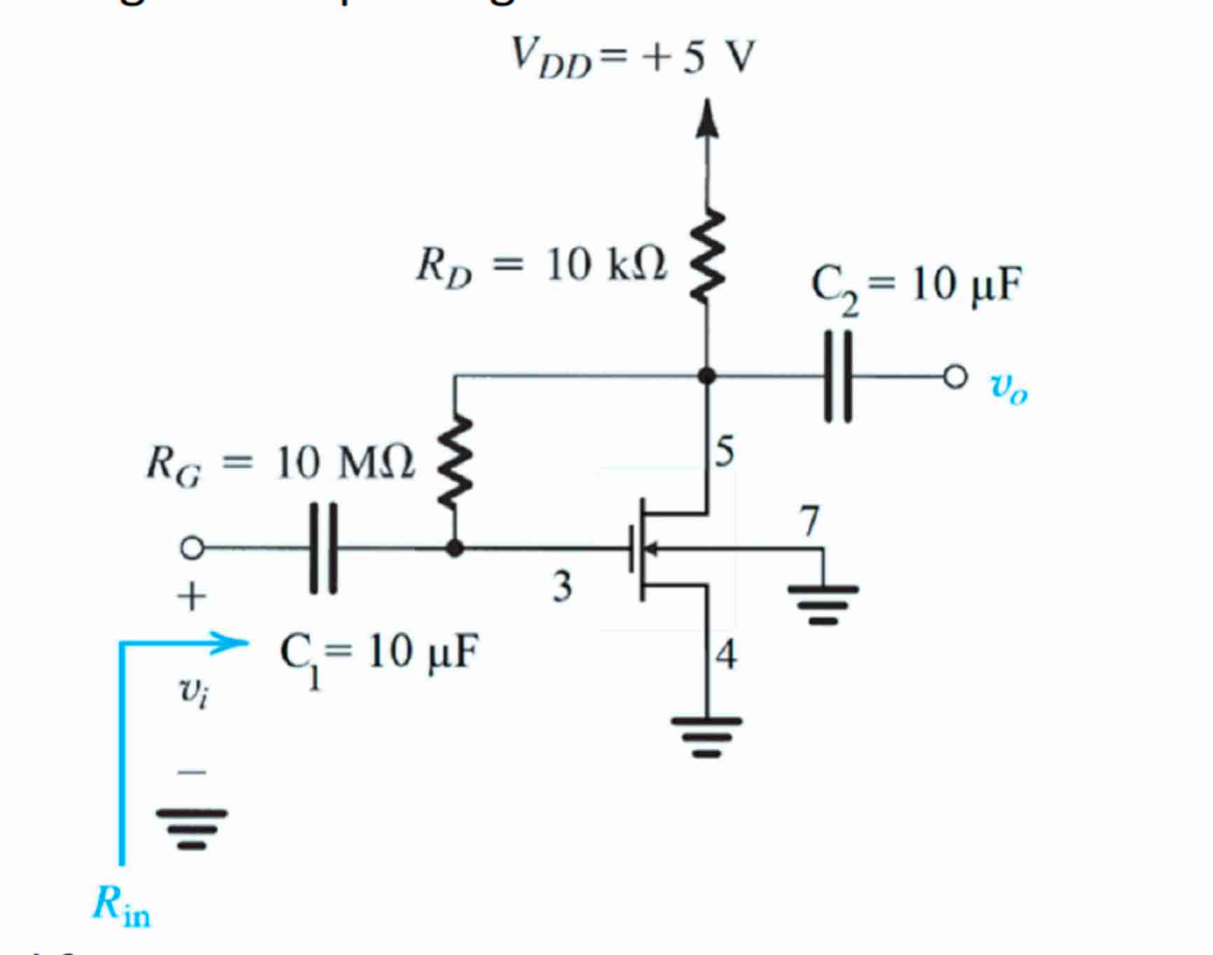 Construct the small - signal model for this