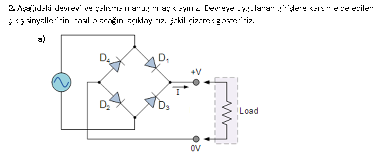 2 . A a daki devreyi ve al ma mant n a klay n z .