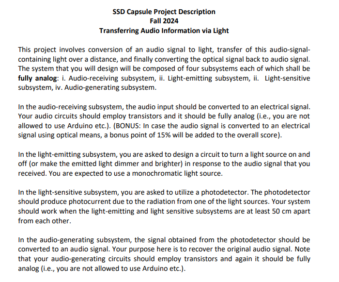 Fall 2 0 2 4 Transferring Audio Information via