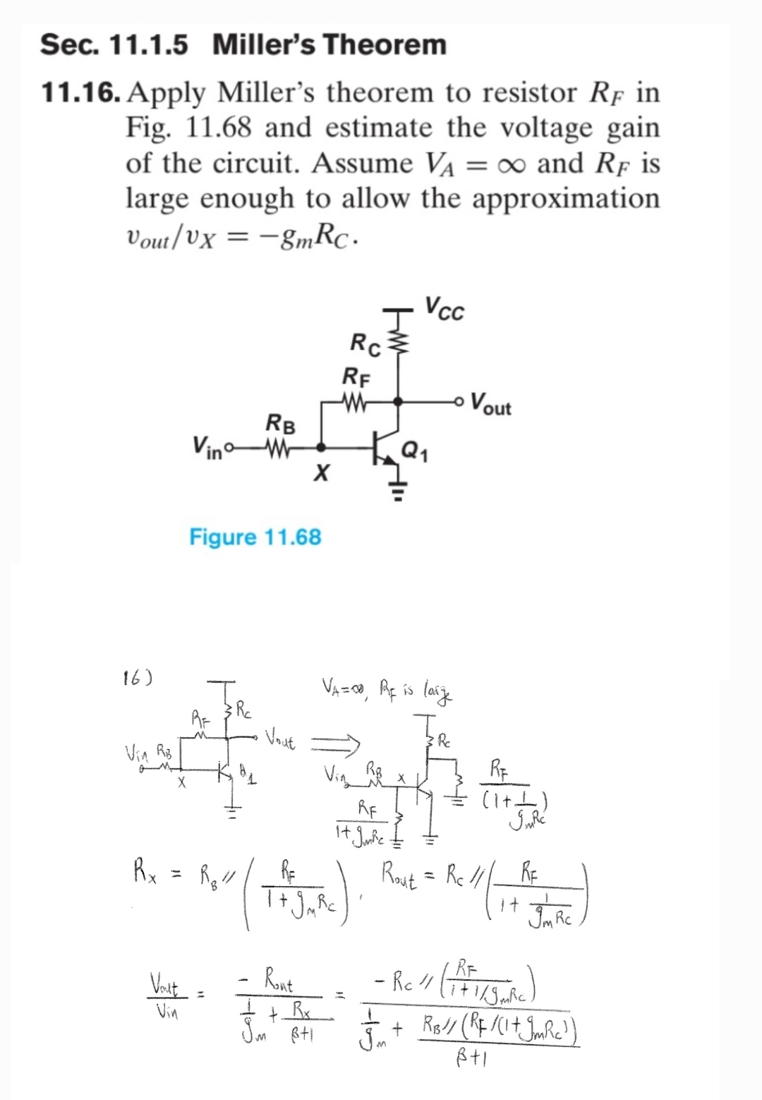 A question of Microelectronic circuit problem. I
