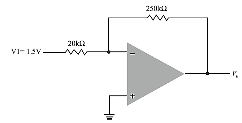 What is the output voltage in the circuit shown