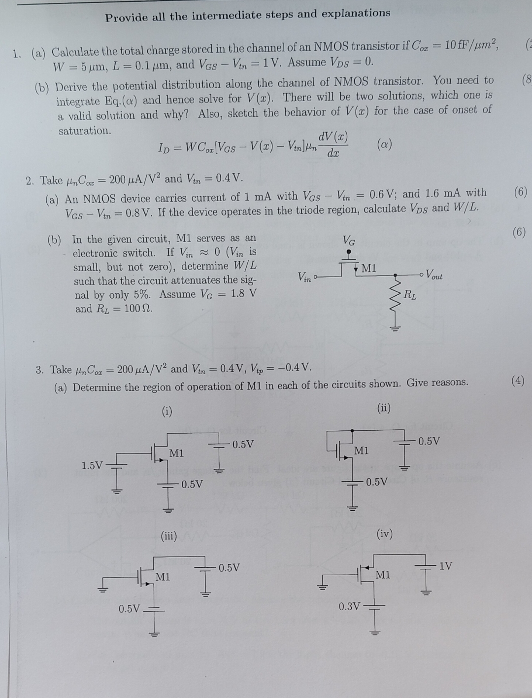 Provide all the intermediate steps and