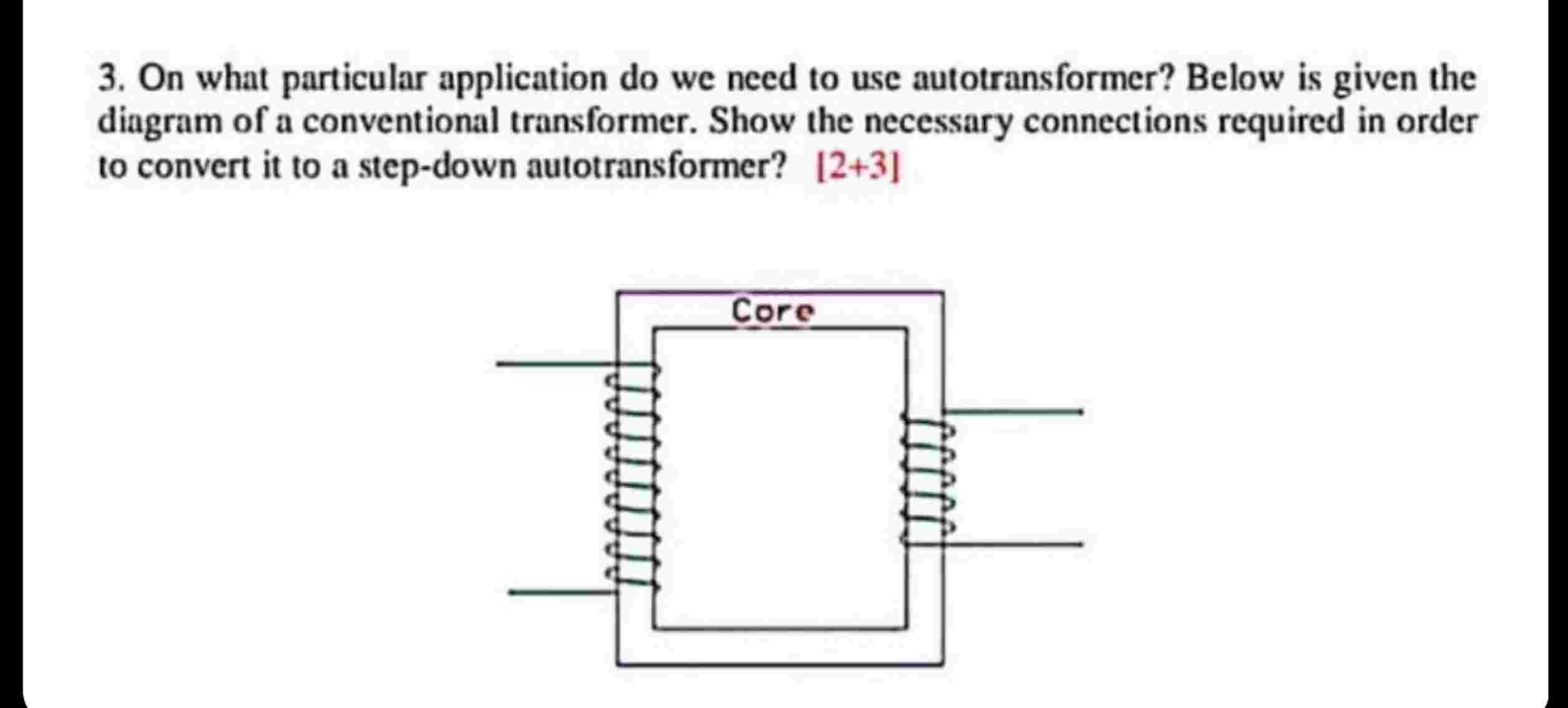 3 . On what particular application do we need to