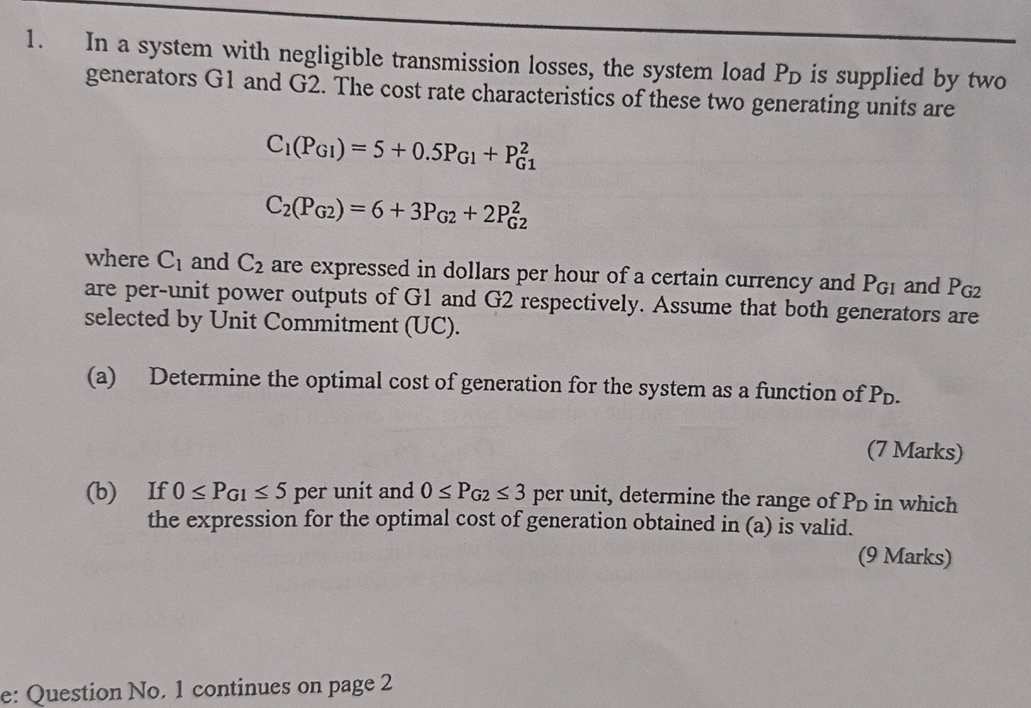In a system with negligible transmission losses,