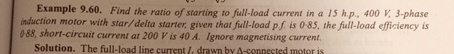 Example 9 . 6 0 . Find the ratio of starting to