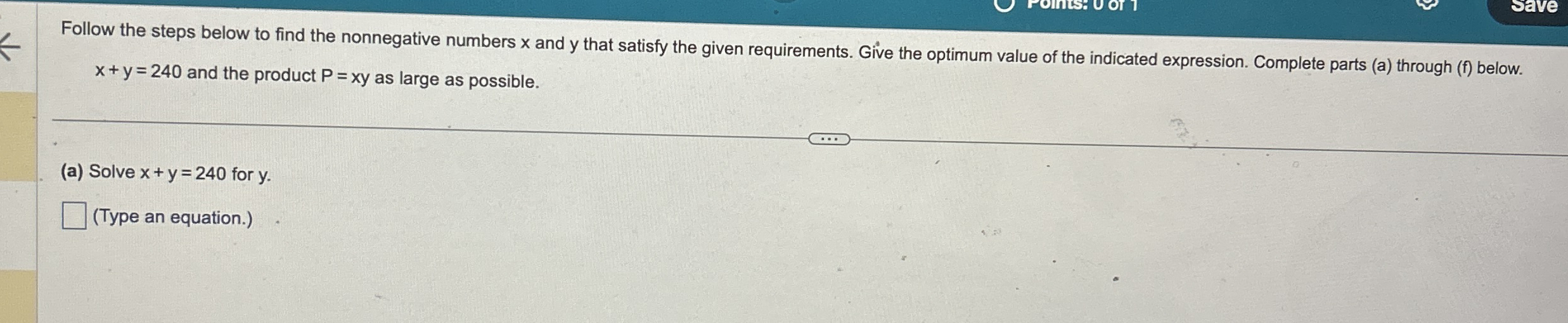 Follow the steps below to find the nonnegative