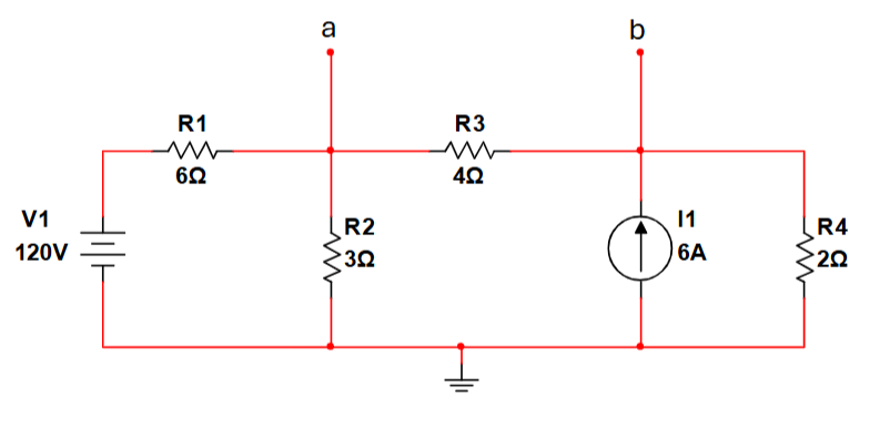 Find the Thevenin and Norton equivalent circuits