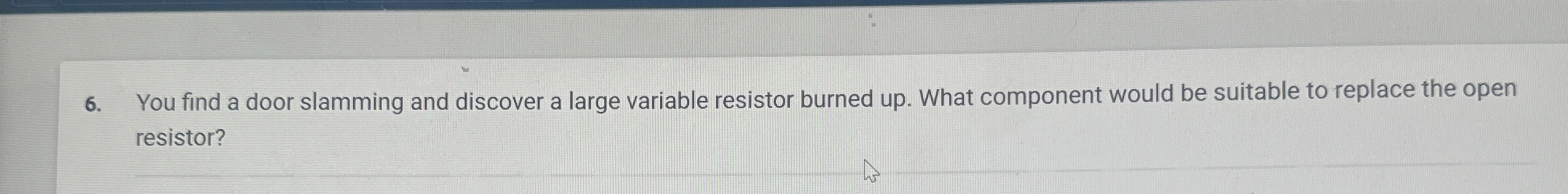 You find a door slamming and discover a large