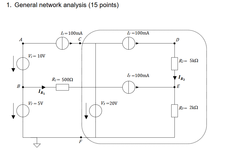 1 ) How large is the potential at point C 2 )