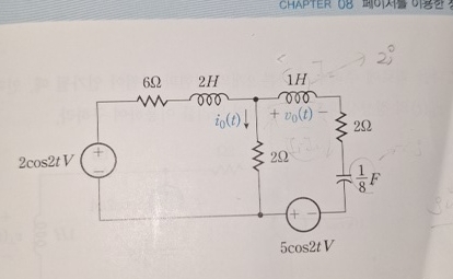 Find the steady - state response of V and I for