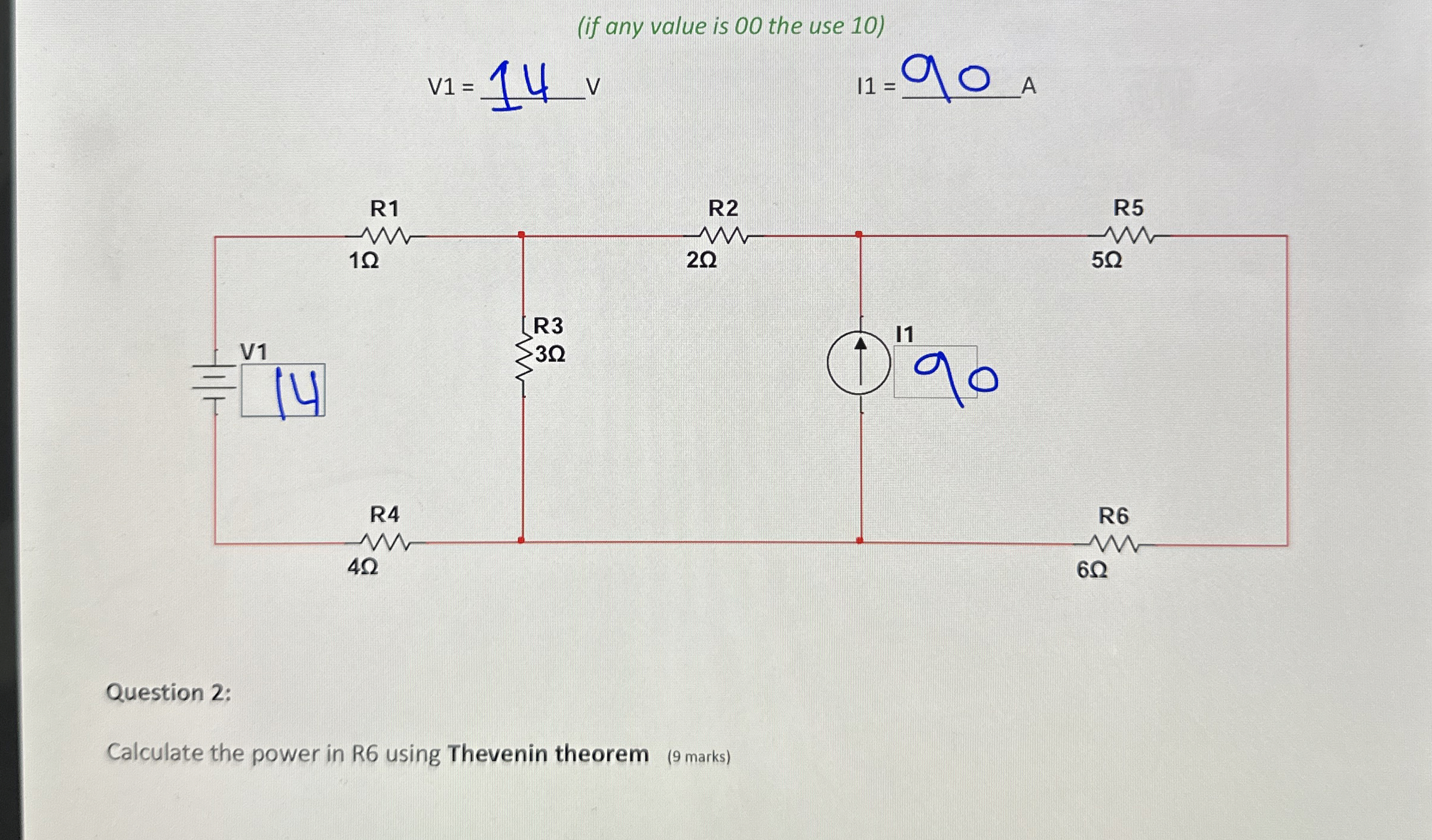 ( if any value is 0 0 the use 1 0 ) v 1 = 1 4 v ,
