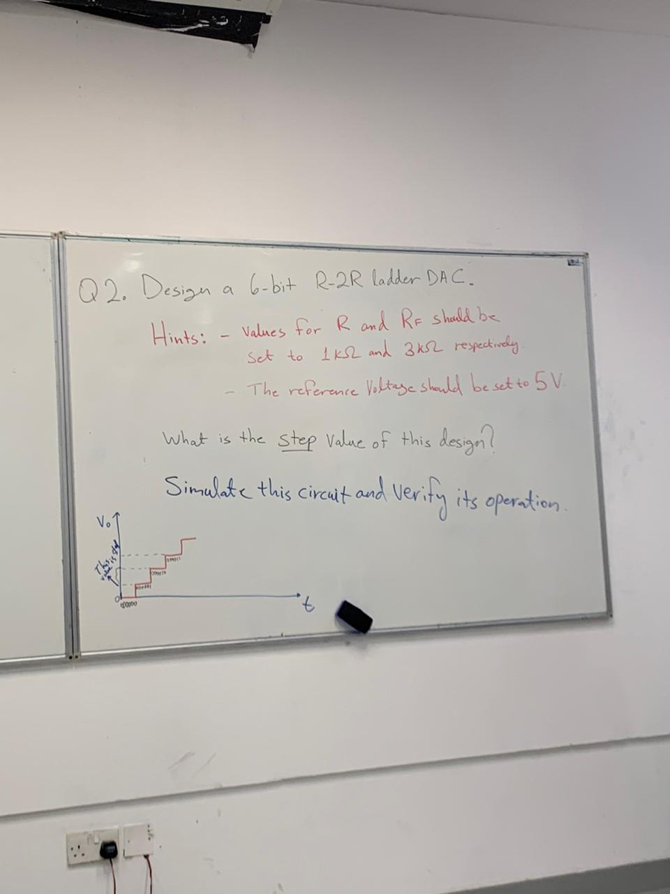 Design a 6 - bit R - 2 R ladder DAC. Hints: -