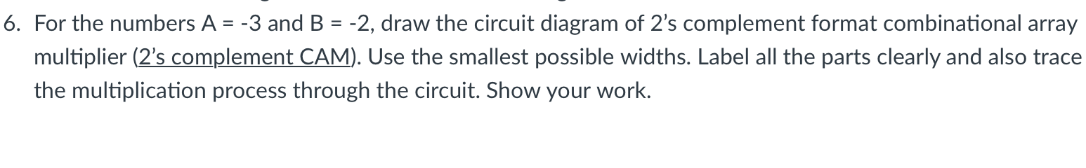 6 . For the numbers \ ( A = - 3 \ ) and \ ( B = -