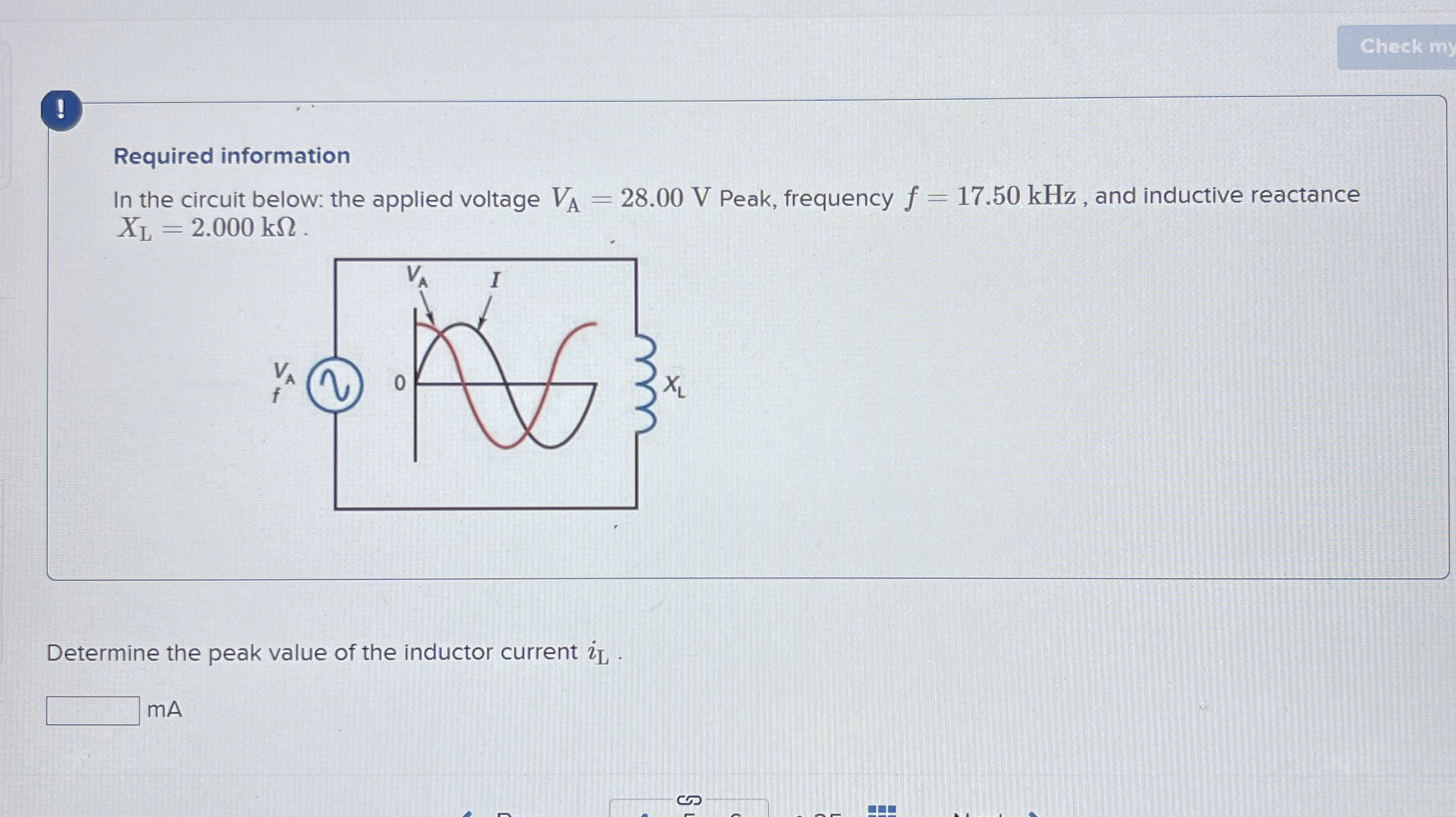 ! Required information In the circuit below: the