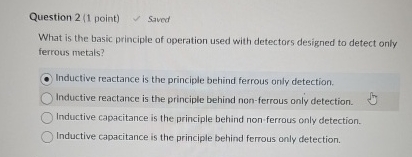 Question 2 ( 1 point ) Saved What is the basic
