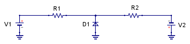 Given: V 1 = 2 0 V , R 1 = 5 0 Ohms, R 2 = 1 0 0