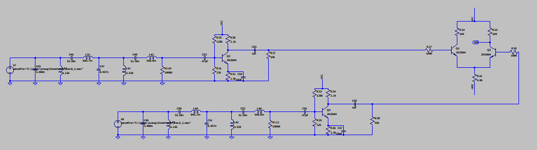 Can someone help me with my LTSpice Circuit? Im
