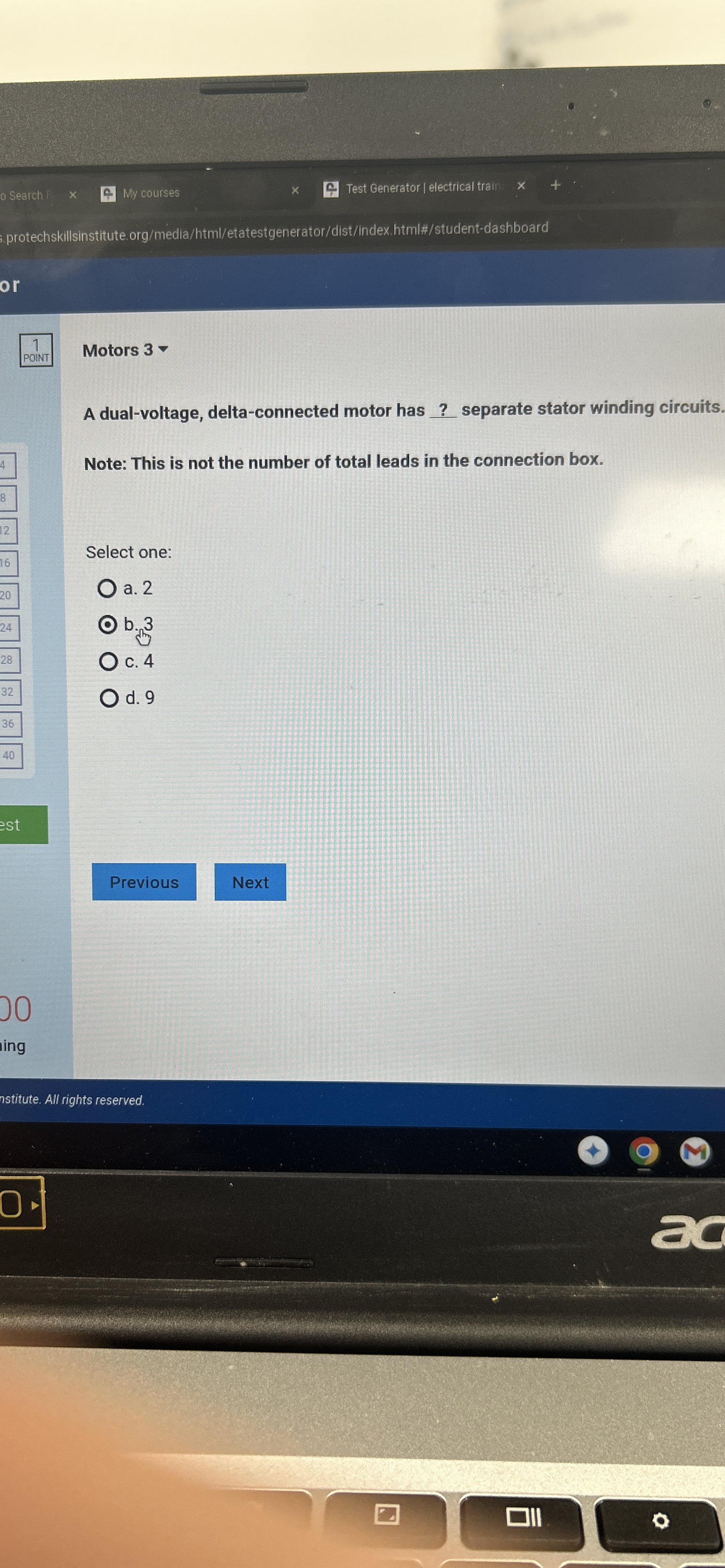 0 Search Wy courses Test Generator | electrical