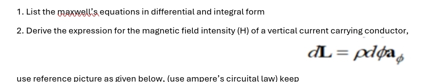 List the maxuell's, equations in differential and