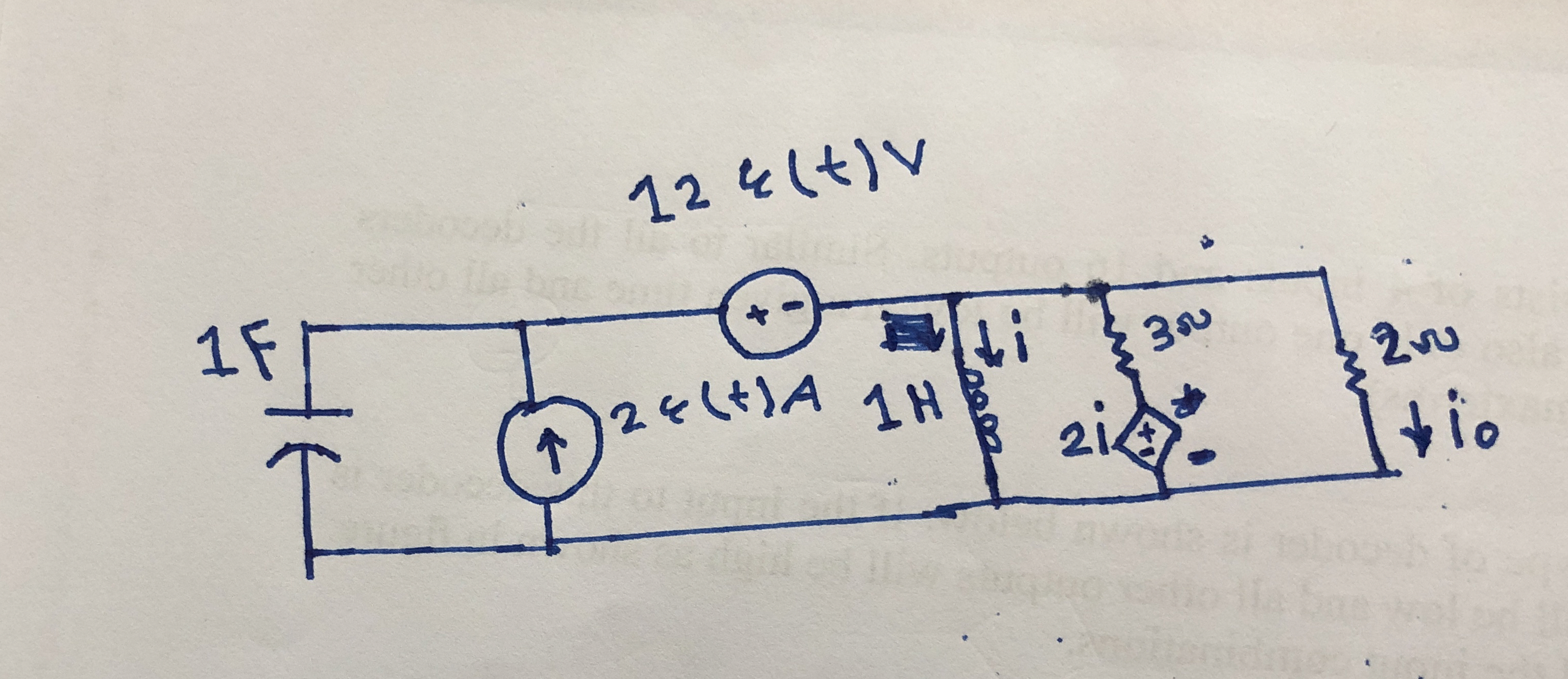 Extract ( io ) in the network using node equation