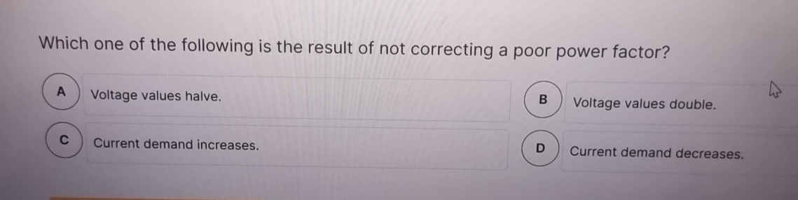 Which one of the following is the result of not