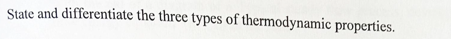 State and differentiate the three types of
