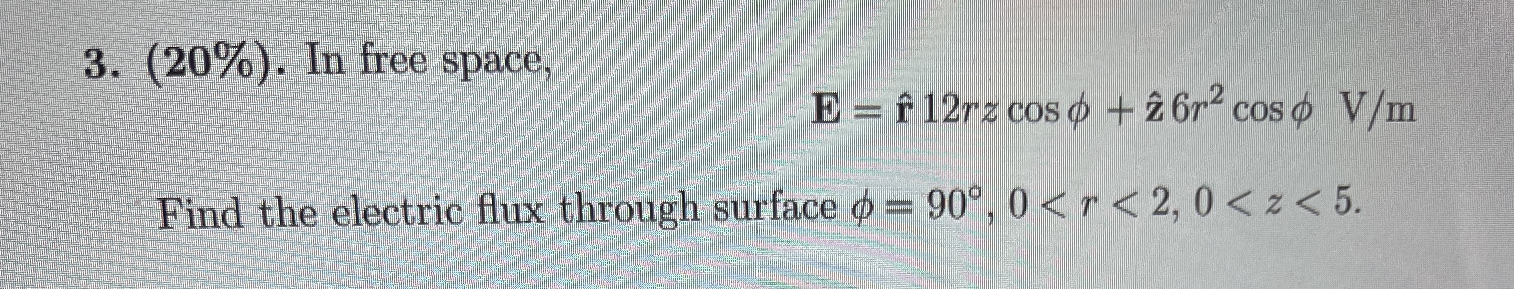 ( 2 0 % ) . In free space, E = hat ( r ) 1 2