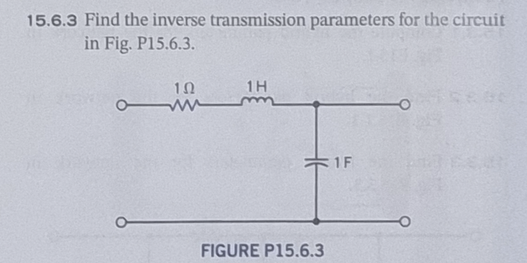 1 5 . 6 . 3 Find the inverse transmission