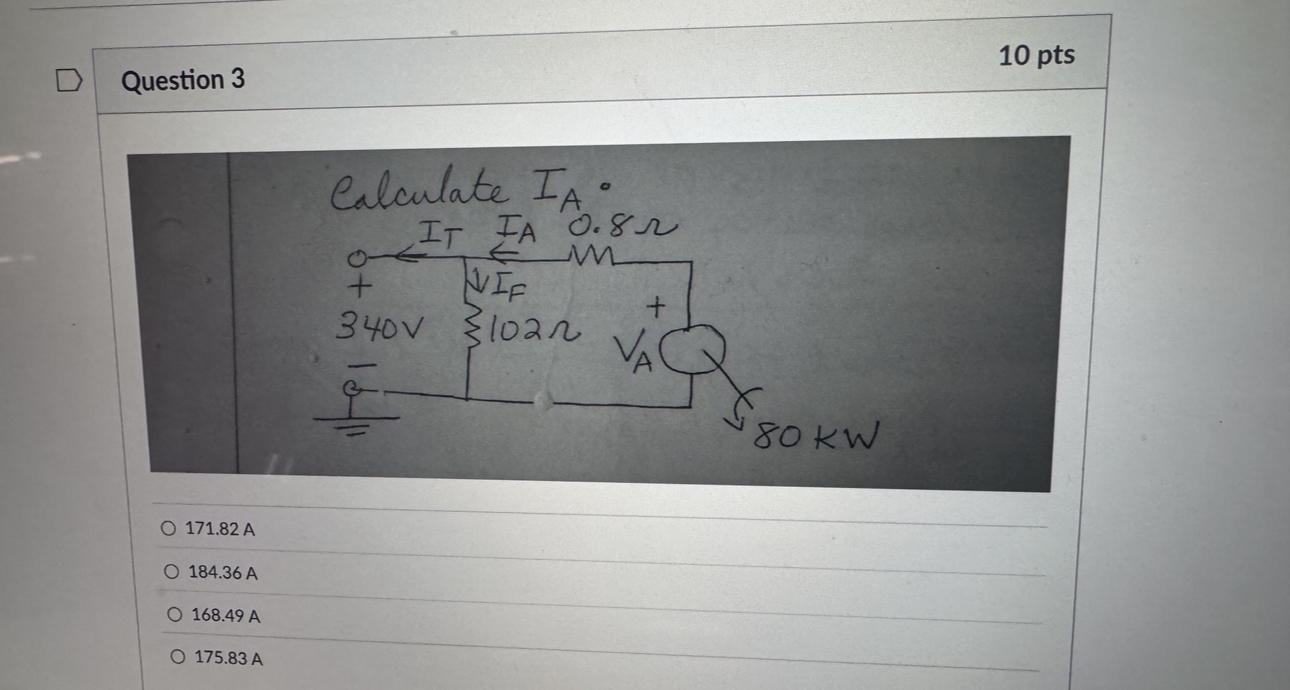 Question 3 1 0 pts \ table [ [ ] , [ 1 7 1 . 8 2