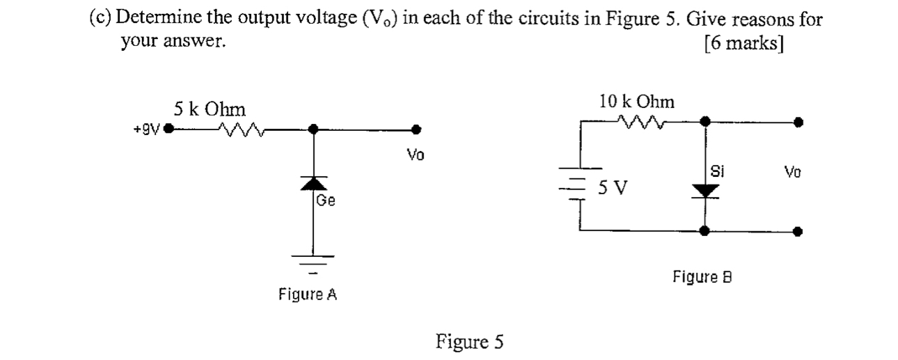 ( c ) Determine the output voltage ( V 0 ) in